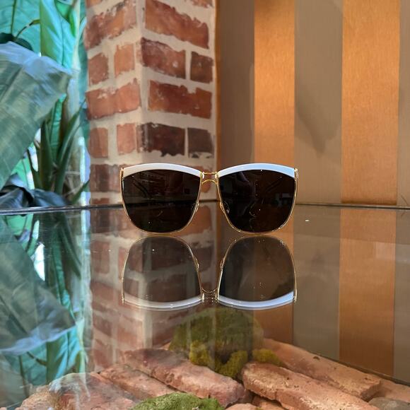 DIOR So Electra 266NR White/Gold Square Sunglasses main image 7